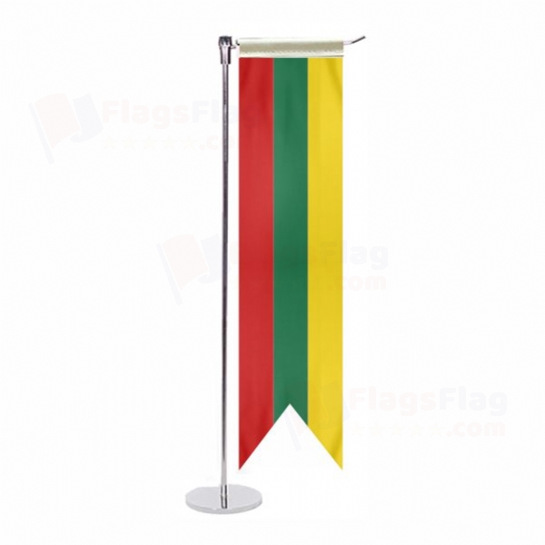 Lithuania L Table Flag