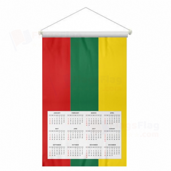 Lithuania Woven Fabric Digital Printing Calendar
