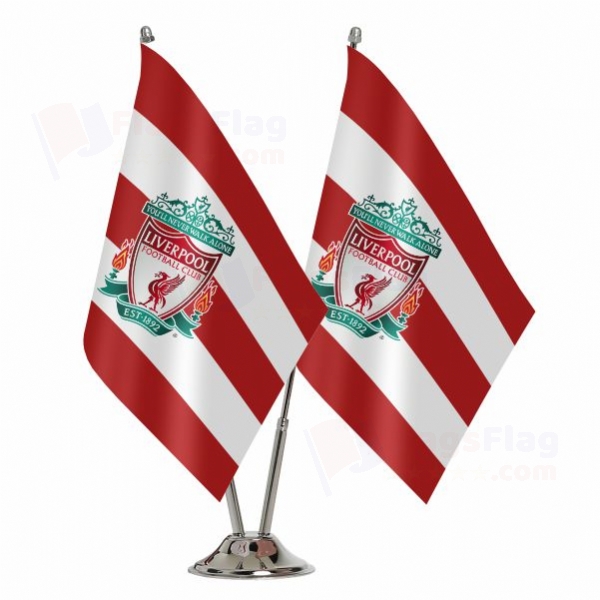 Liverpool FC Binary Table Flag