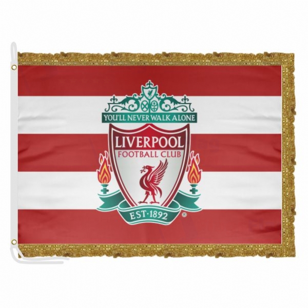 Liverpool FC Satin Office Flag