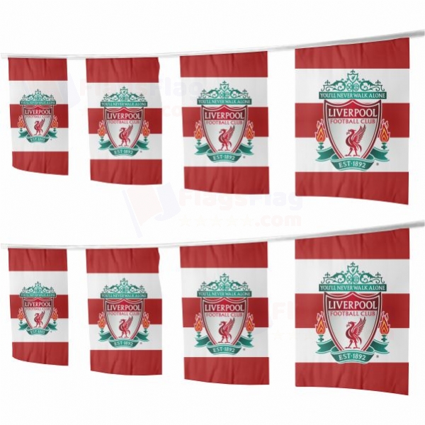 Liverpool FC Square String Flags