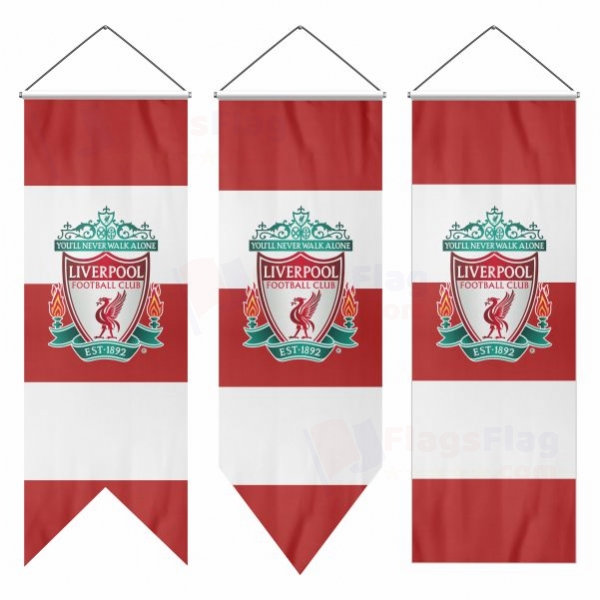Liverpool FC Swallowtail Flags