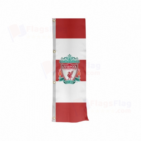 Liverpool FC Vertically Raised Flags