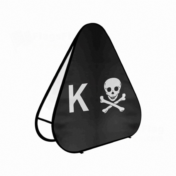 Llaneras Personal Triangle Fabric Banner Display Stands