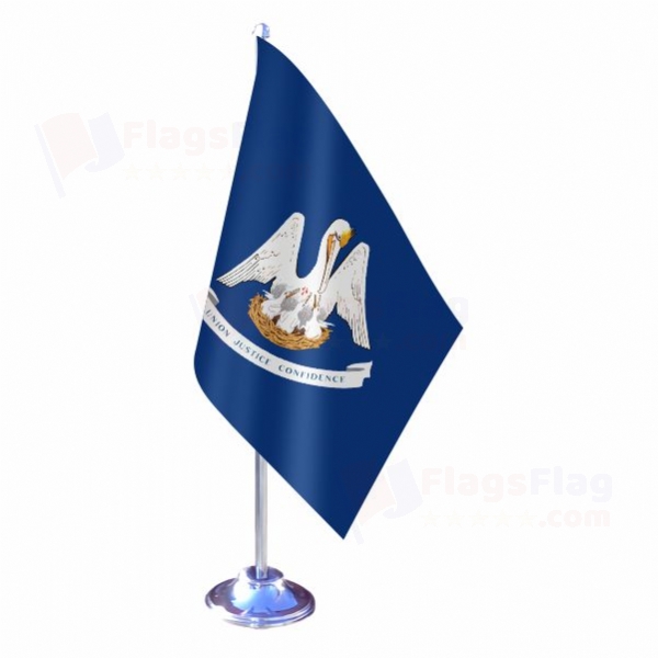 Louisiana Single Table Flag