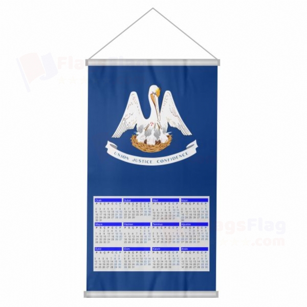 Louisiana Woven Fabric Digital Printing Calendar