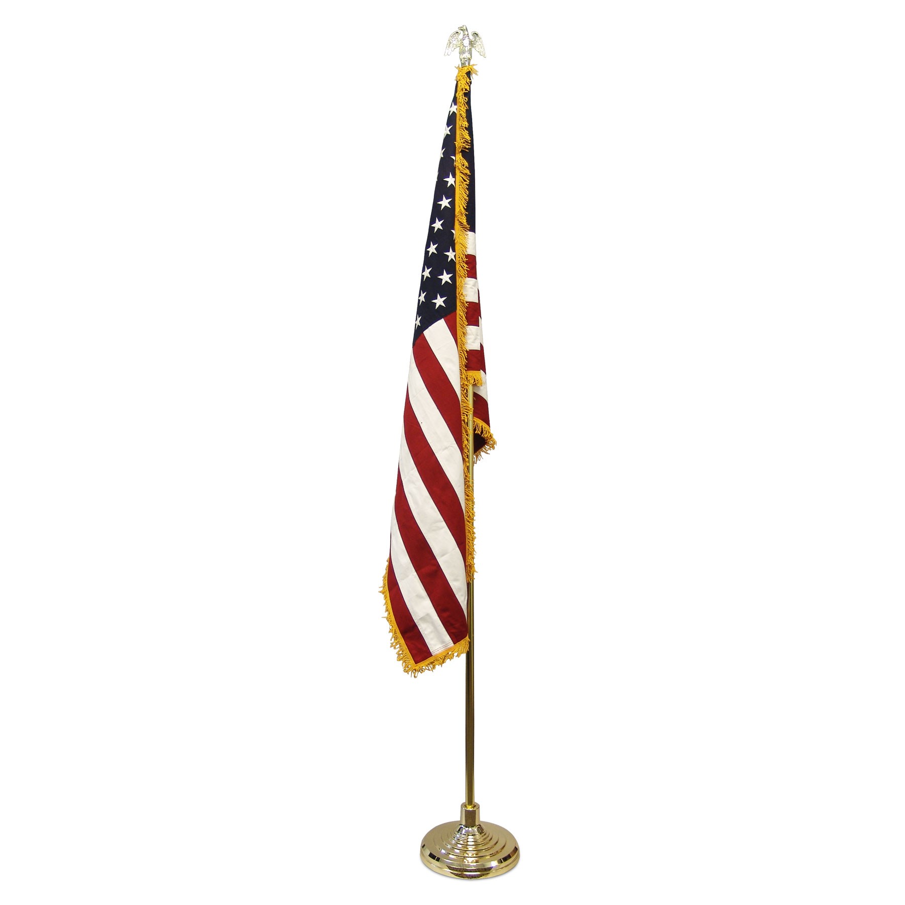 Low Cost Super Tough Indoor American Flag and Pole Kit
