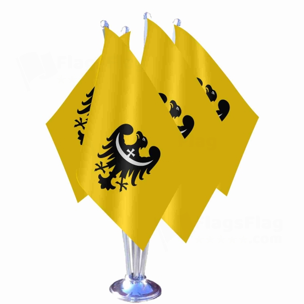 Lower Silesian Quadruple Table Flag