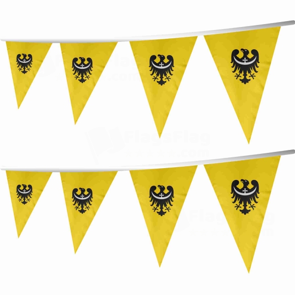 Lower Silesian Stringed Triangle Flag