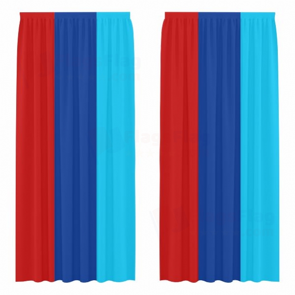 Lugansk People's Republic Digital Printed Curtains