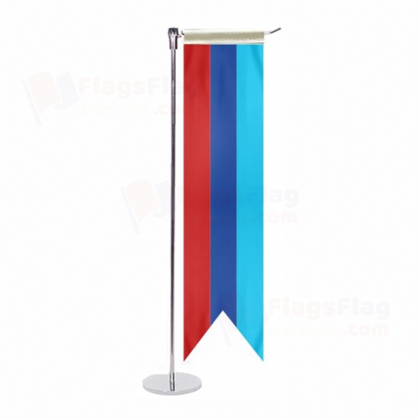 Lugansk People's Republic L Table Flag