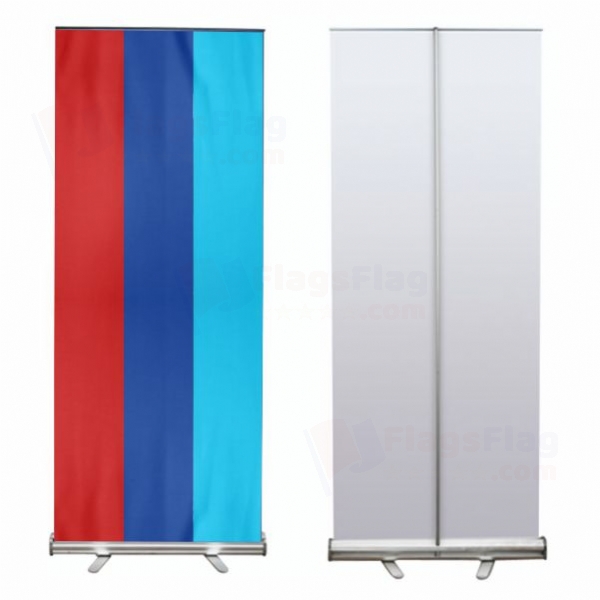 Lugansk People's Republic Roll Up Banner