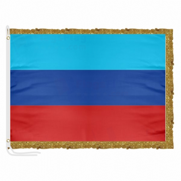 Lugansk People's Republic Satin Office Flag