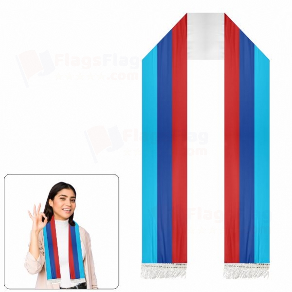 Lugansk People's Republic Scarf Digital Printing