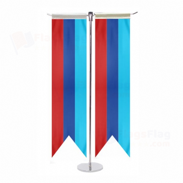 Lugansk People's Republic T Table Flag