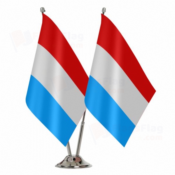 Luxembourg Binary Table Flag