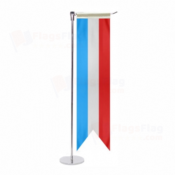 Luxembourg L Table Flag