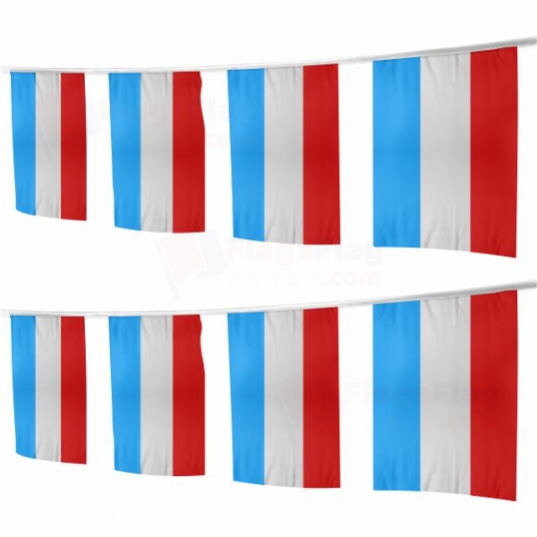 Luxembourg Square String Flags