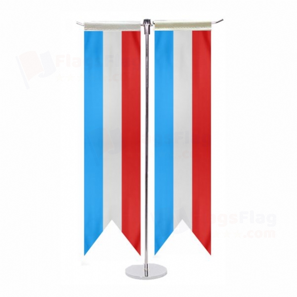 Luxembourg T Table Flag