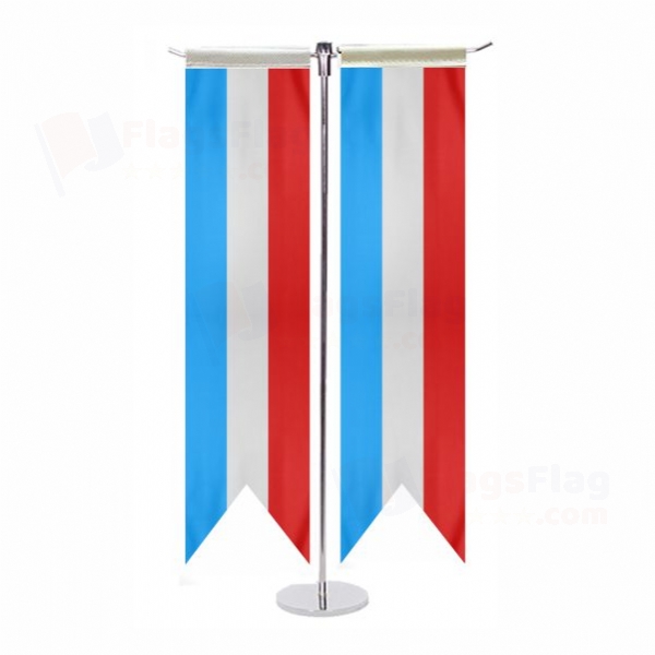 Luxembourg T Table Flags
