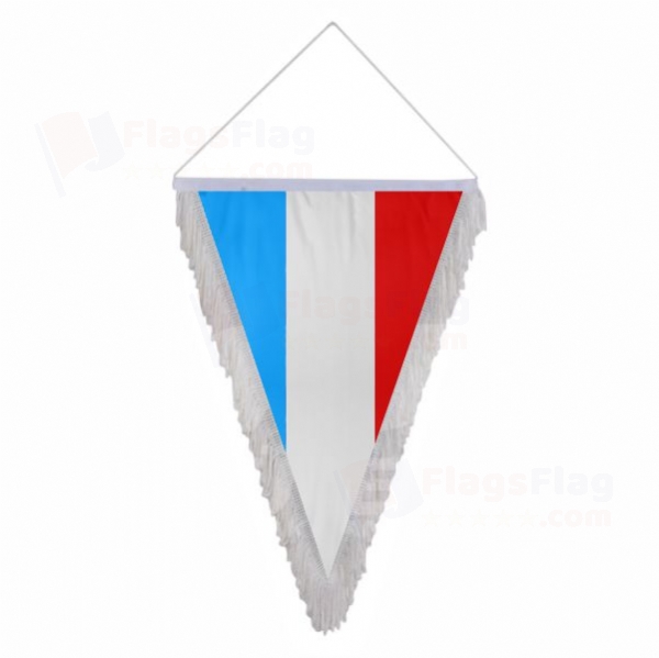 Luxembourg Triangle Fringed Streamers