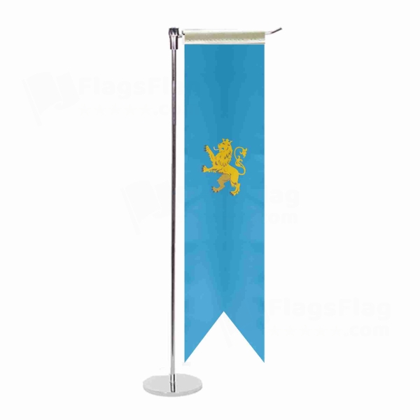 Lviv Oblast L Table Flag