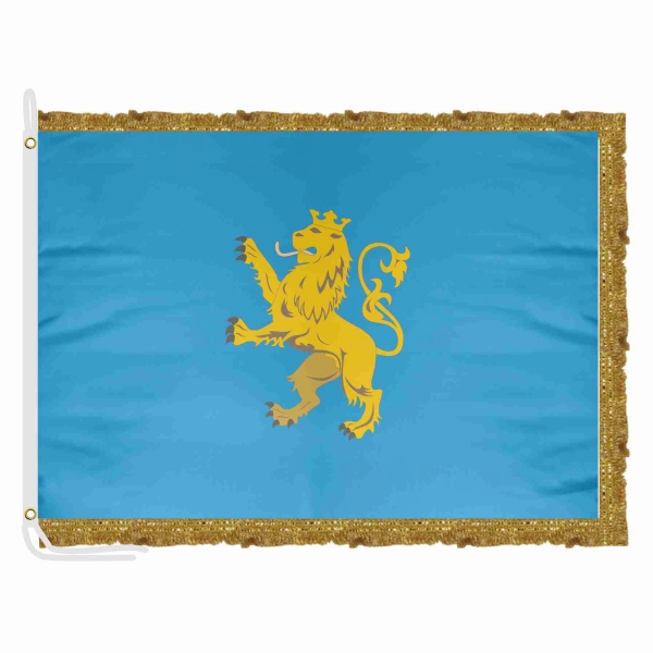 Lviv Oblast Satin Office Flag