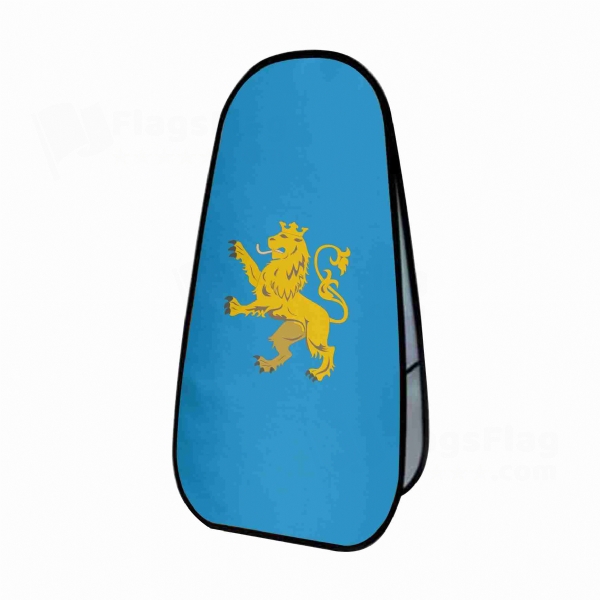 Lviv Oblast Vertical Cloth Banner Display Stands