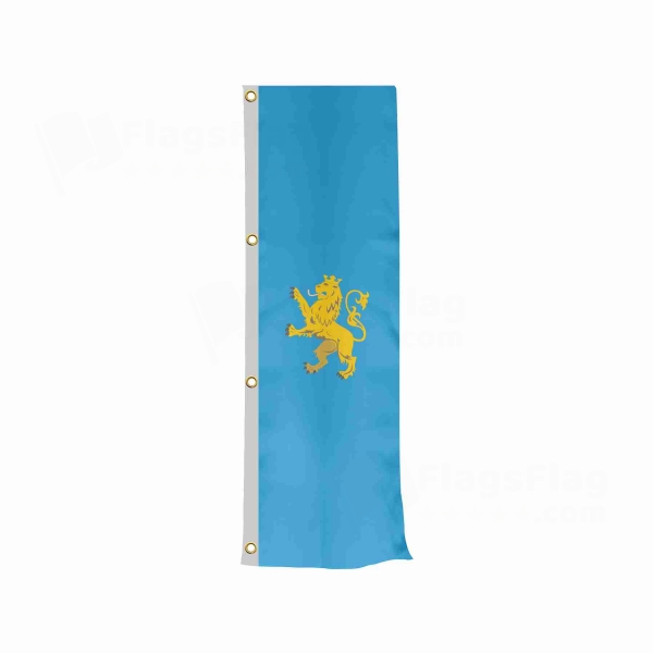Lviv Oblast Vertically Raised Flags