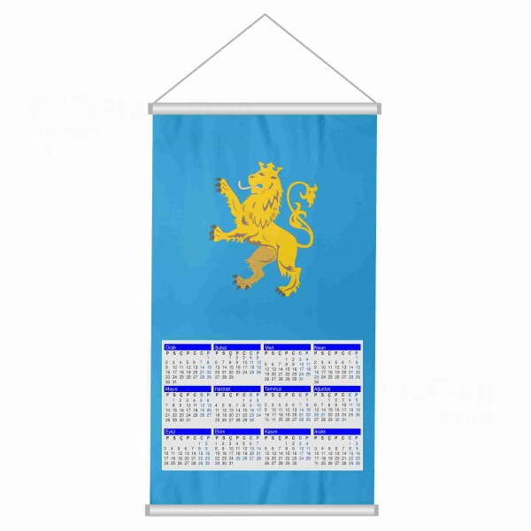 Lviv Oblast Woven Fabric Digital Printing Calendar