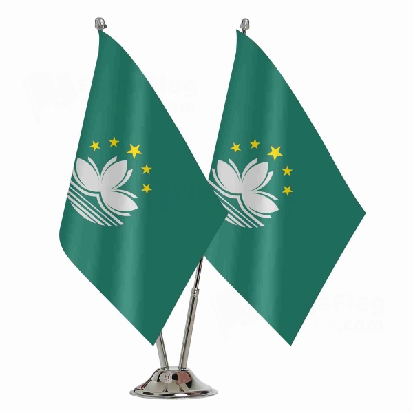 Macau 2 Table Flags