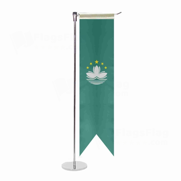 Macau L Table Flag
