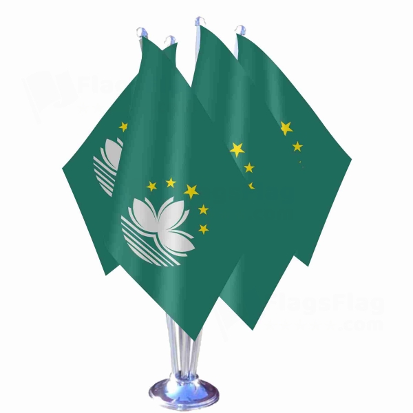 Macau Quadruple Table Flag