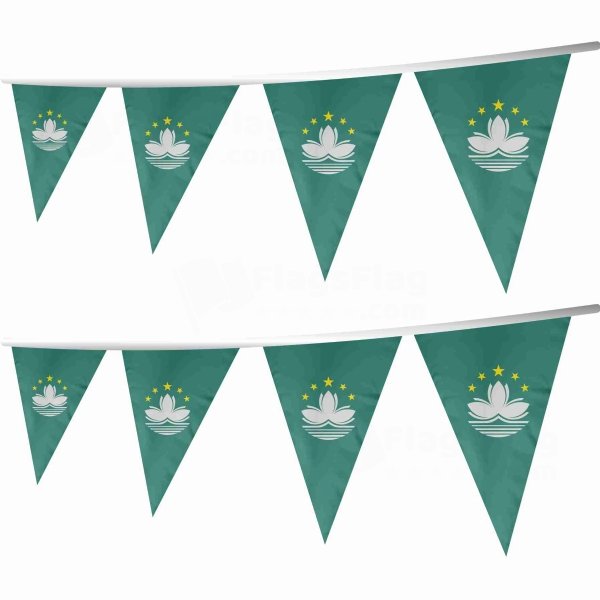Macau Stringed Triangle Flag