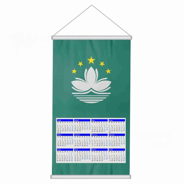 Macau Woven Fabric Digital Printing Calendar