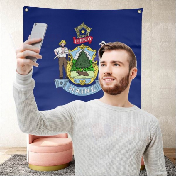 Maine Background Selfie Shooting Landscapes