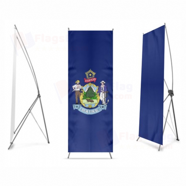Maine Digital Print X Banner