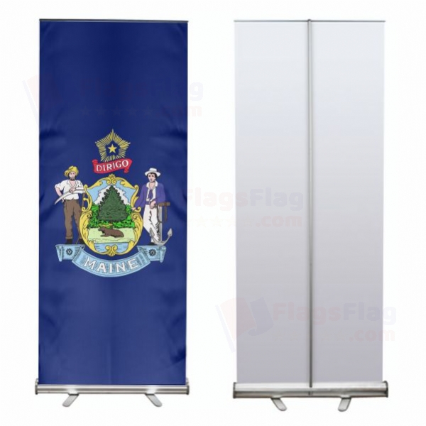 Maine Roll Up Banner