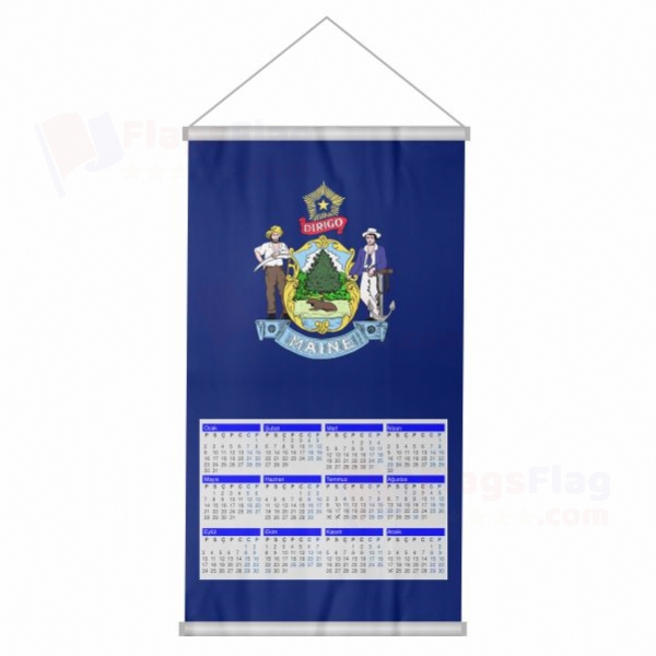Maine Woven Fabric Digital Printing Calendar