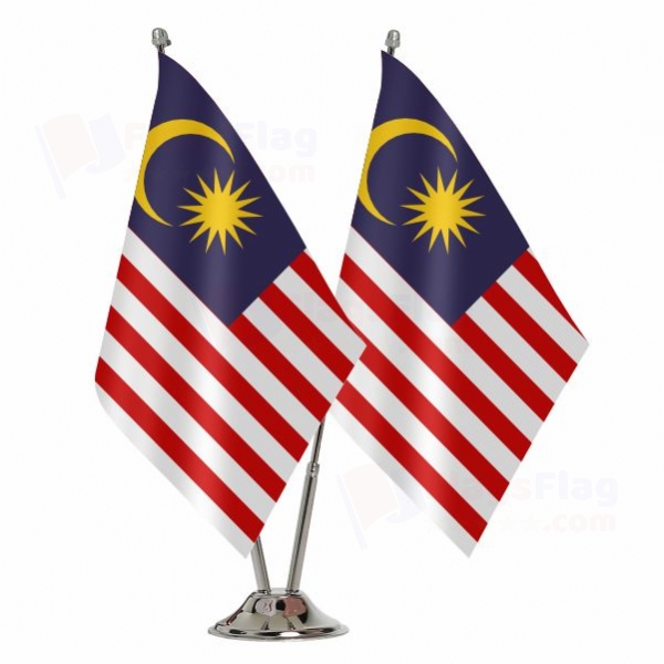 Malaysia 2 Table Flags