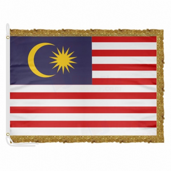 Malaysia Satin Office Flag