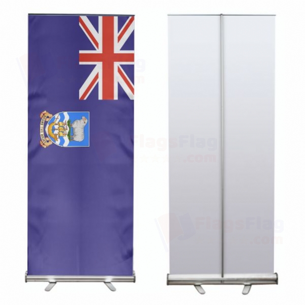 Malvina Islands Roll Up Banner