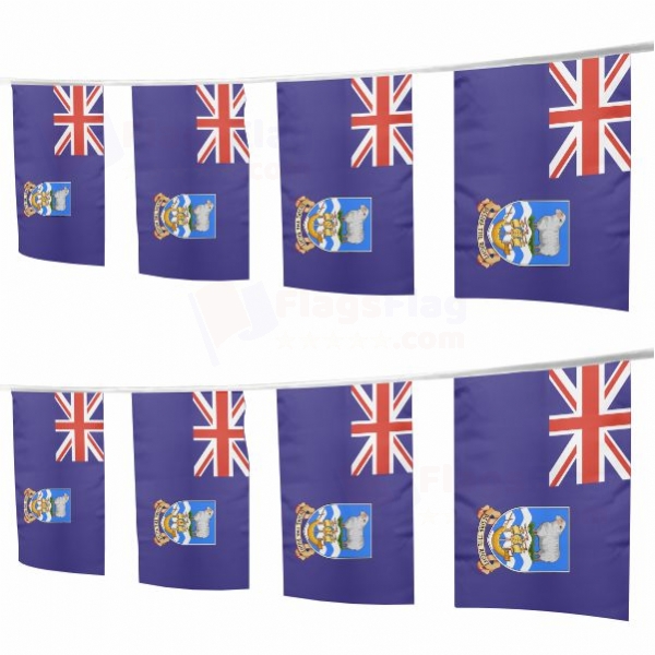 Malvina Islands Square String Flags