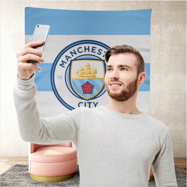 Manchester City FC Background Selfie Shooting Landscapes