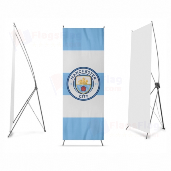 Manchester City FC Digital Print X Banner