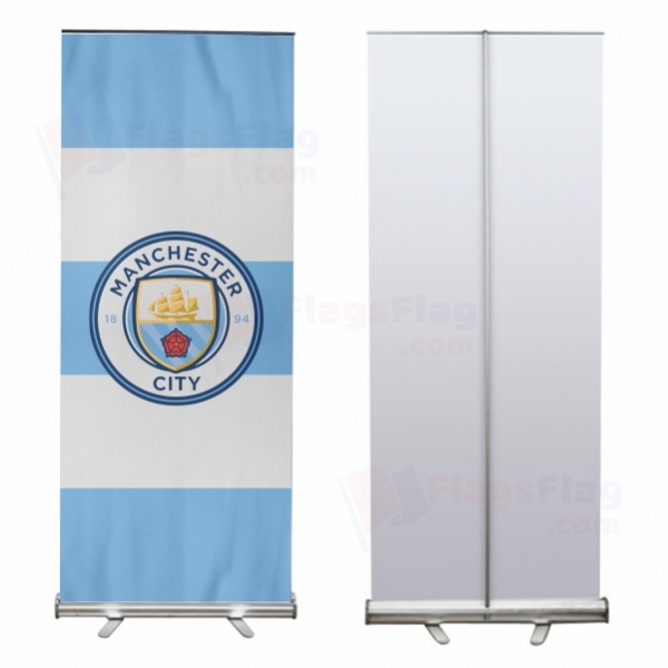 Manchester City FC Roll Up Banner