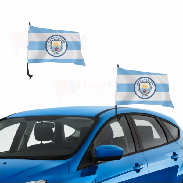 Manchester City FC Vehicle Convoy Flag