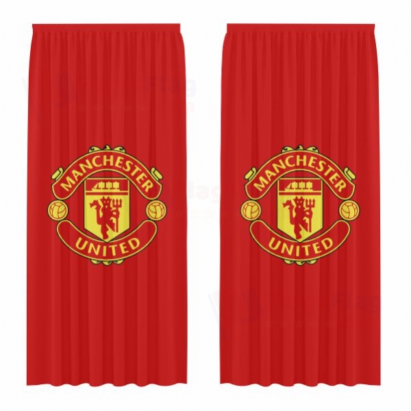 Manchester United FC Digital Printed Curtains