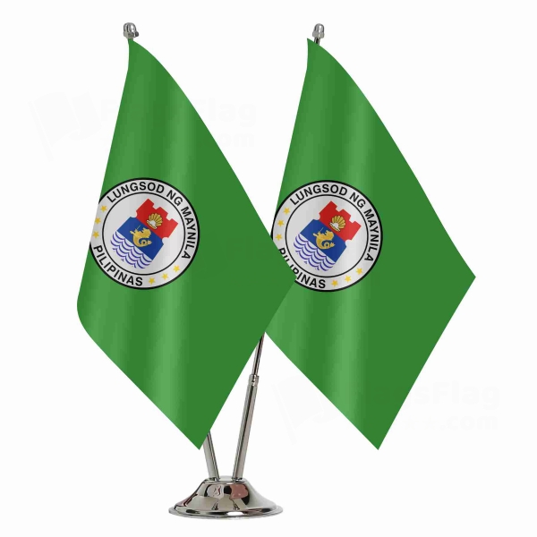 Manila 2 Table Flags