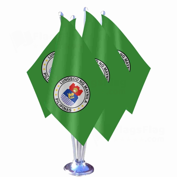 Manila Quadruple Table Flag